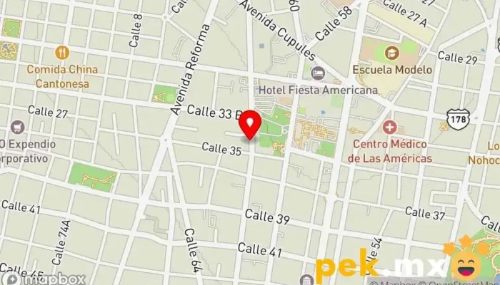 mapa de Mi Energía MX Proveedor de energía ecológica, Oficinas de empresa en Centro