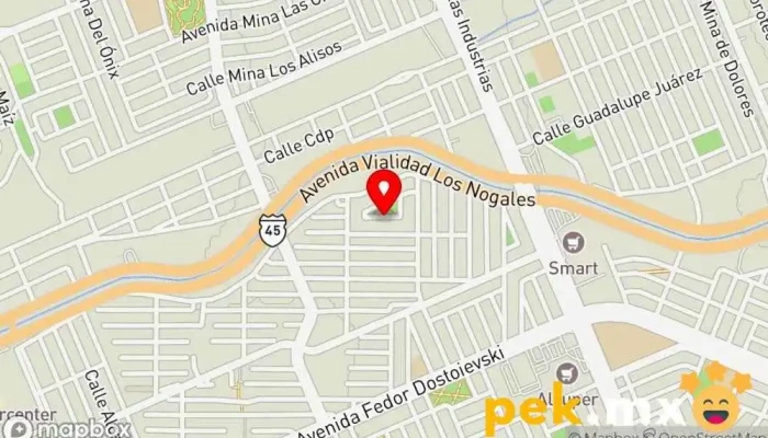 mapa de Motores castro Electricista en Chihuahua