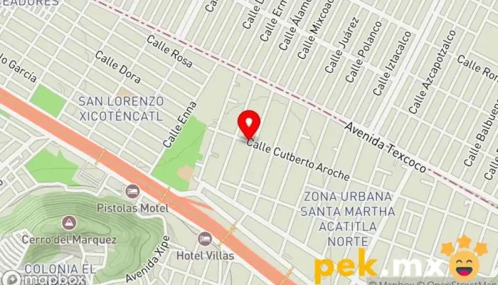 mapa de MR INSTALACIONES ELECTRICAS Contratista de servicios públicos en Iztapalapa, Ciudad de México
