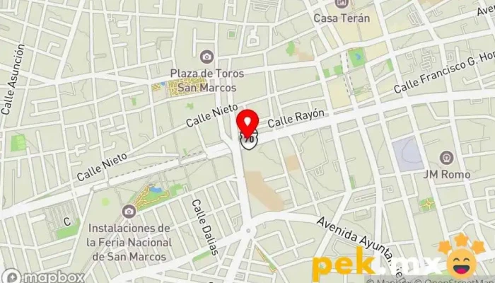 mapa de MR. Toño Cerrajeria. Cerrajero en Aguascalientes