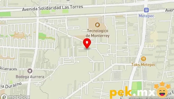 mapa de Multiservicios Electricidad Metepec Persona de mantenimiento en San Salvador Tizatlalli