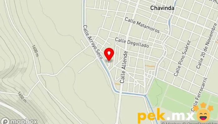 mapa de Multiservicios Eléctricos de Chavinda, Michoacán. Electricista en Chavinda