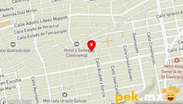 mapa de MultiServicios Joe Taller de metalurgia, Herrero, Electricista en Coatzacoalcos