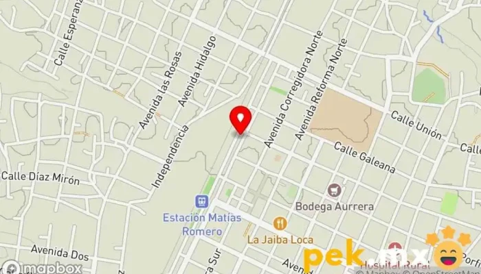 mapa de MULTISERVICIOS MATIAS ROMERO Proveedor de sistemas de seguridad en Matías Romero Avendaño