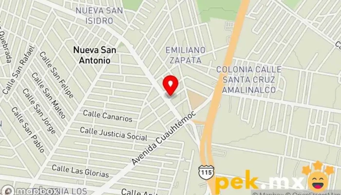 mapa de Multiservicios mendoza / electrcista y carpinteria Compañía eléctrica en Mexico