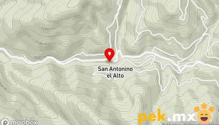 mapa de Municipio de San Antonino el Alto Ayuntamiento en San Antonino el Alto