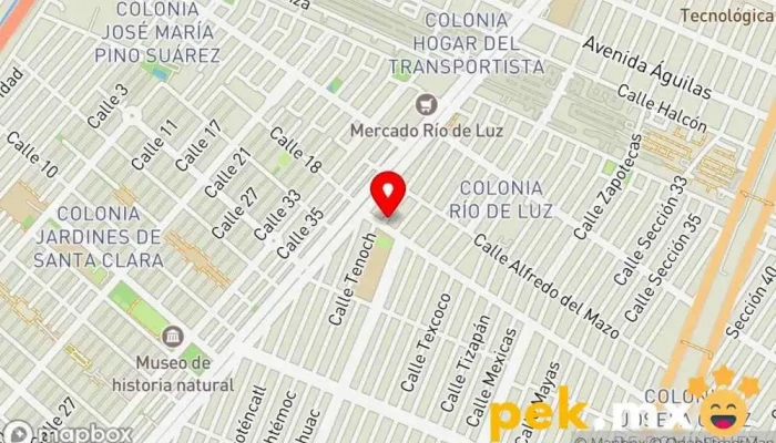 mapa de Myc Persona de mantenimiento en Ecatepec de Morelos