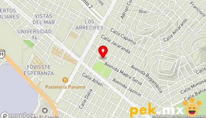 mapa de Nicolas Mojica (electricista) Electricista en Mazatlán