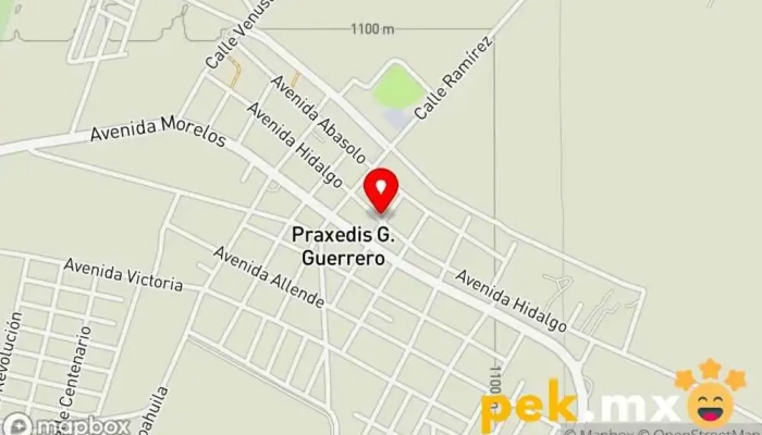 mapa de Obras Publicas de Praxedis Oficina de gobierno local en Praxedis G. Guerrero
