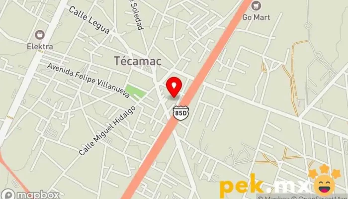 mapa de Optimización de Proyectos Eléctricos Hidráulicos Sanitarios Constructor en Tecámac de Felipe Villanueva