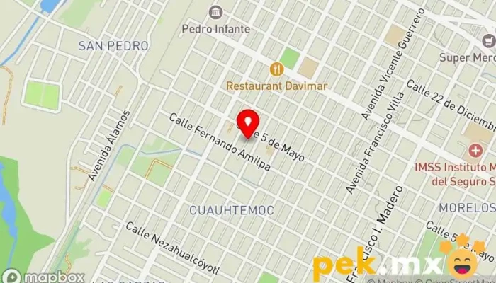 mapa de Oscar Arce plomeria y electricidad Electricista, Fontanero en Guamúchil