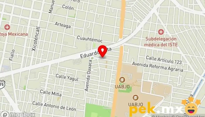mapa de PCE INSTALACIONES ELECTRICAS Servicio de instalación eléctrica en Oaxaca de Juárez