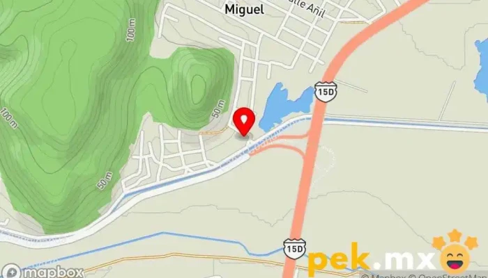 mapa de Planta de Agua Potable JAPAMA Compañía suministradora de agua en Nuevo San Miguel