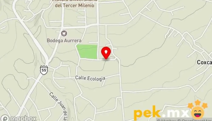 mapa de Planta de Tratamiento de Aguas Residuales Planta de tratamiento de aguas residuales en Villa Guerrero
