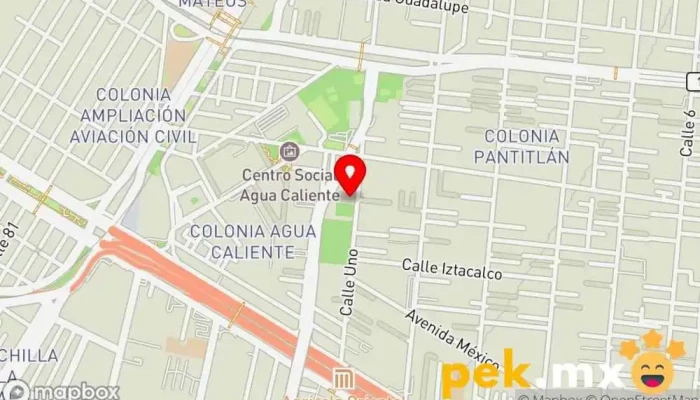 mapa de Plantas de Luz Venta y Renta Pinotecnia S. A. de C. V. Empresa de suministros industriales, Electricista, Ingeniero, Contratista mecánico en Iztacalco, Ciudad de México