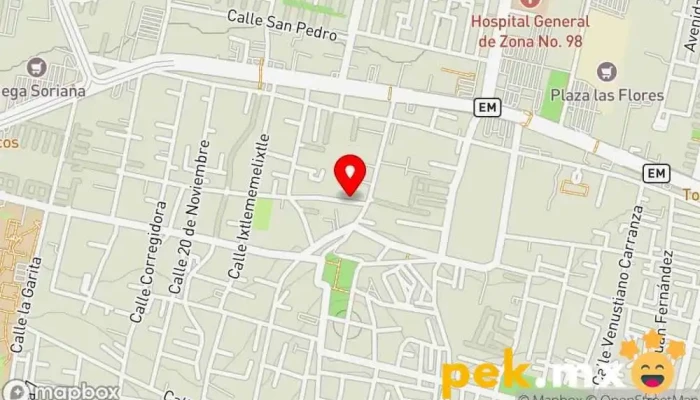 mapa de Plantas Electricas FIMI Electricista en Coacalco de Berriozabal