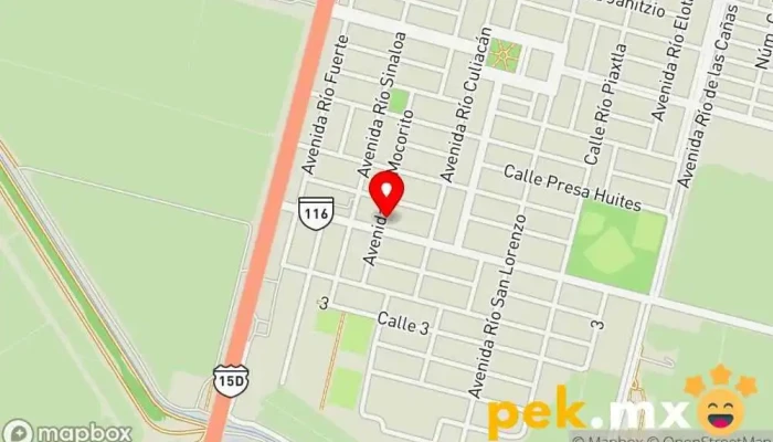 mapa de Plo Electric Castillo Tienda de artículos para el hogar en Gustavo Díaz Ordaz