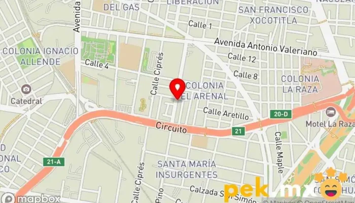 mapa de Plomeria, electricidad y mantenimiento en general Persona de mantenimiento en Azcapotzalco, Ciudad de México