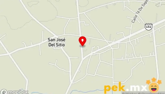 mapa de Plomería Gas Electricidad Trabajos Garantizados Contratista en San José del Sitio