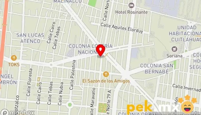 mapa de PLOMERIA HELIOPOLIS SERVICIOS MEJOR CALIFICADOS CDMX. Fontanero en Azcapotzalco, Ciudad de México