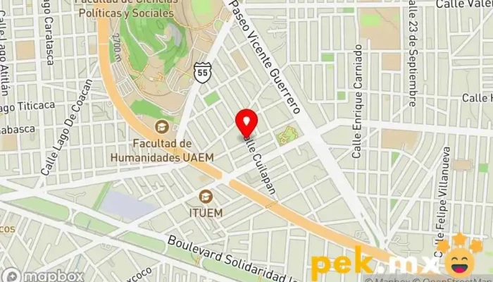 mapa de Plomeria MAC Fontanero, Reformas de baños, Albañil, Servicio de instalación eléctrica, Electricista, Instalador de gas en Toluca de Lerdo