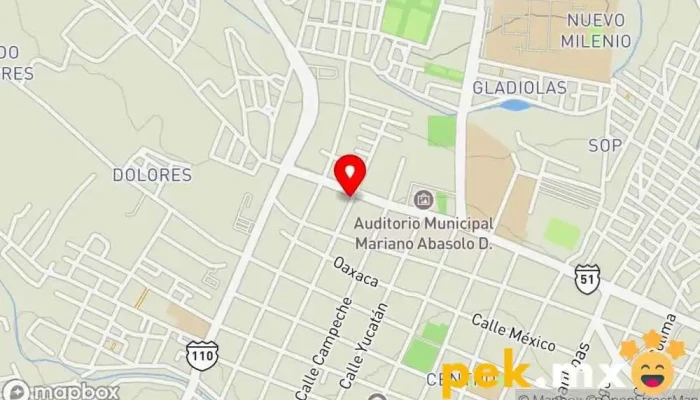 mapa de Plomería y electricidad el Jarocho Servicio de instalación eléctrica en Dolores Hidalgo Cuna de la Independencia Nacional
