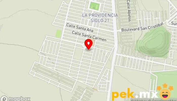 mapa de Plomeria y Electricidad Hernández Fontanero, Electricista en Pachuca de Soto