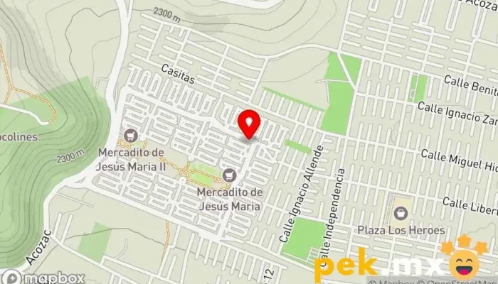 mapa de Plomería y electricidad Jorge García Empresa constructora, Constructor en Ixtapaluca