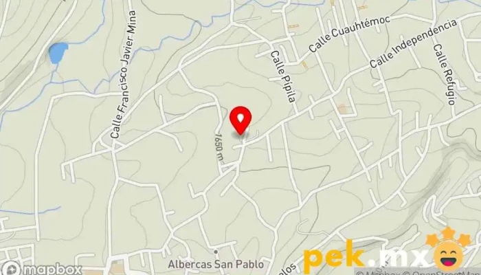 mapa de Plomería y Electricidad Constructor en San Pablo Etla