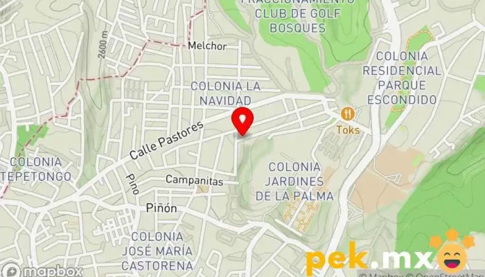 mapa de PLOMERIA Y ELECTRICIDAD Electricista en Cuajimalpa de Morelos, Ciudad de México