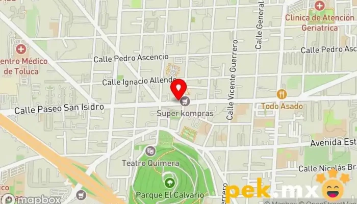 mapa deLugar de interés histórico Plomeria y electricidad en Metepec mapa de Plomeria y electricidad Lugar de interés histórico en Metepec
