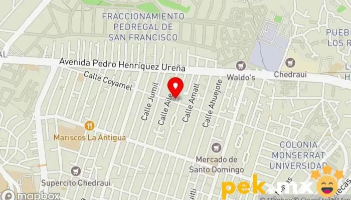 mapa de Plomeria y Electricidad Marquez Fontanero, Electricista, Servicio de impermeabilización en Coyoacán, Ciudad de México