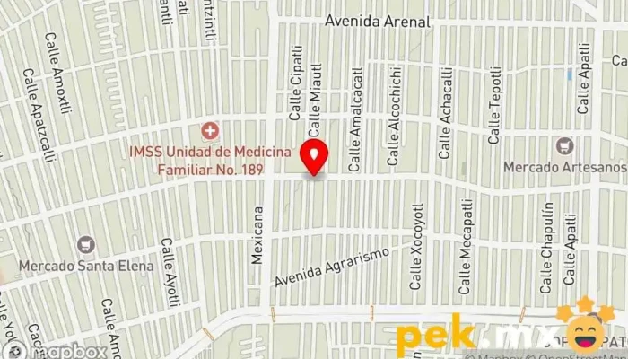 mapa de Plomero Electricista y mas Constructor en Chimalhuacán