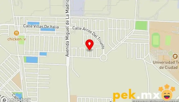 mapa de Plomero Electricista y Soldador Fontanero en Juárez