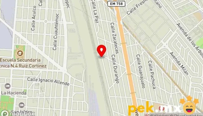 mapa de Plomero y Electricista Residencial y Comercial  en Tlalnepantla