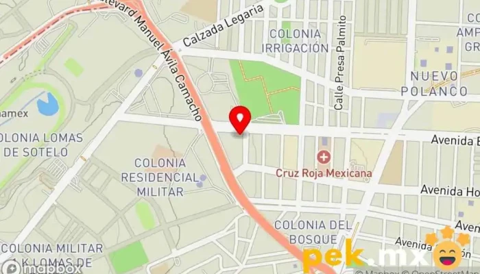 mapa de Plomeros y electricistas AG Fontanero en Miguel Hidalgo, Ciudad de México