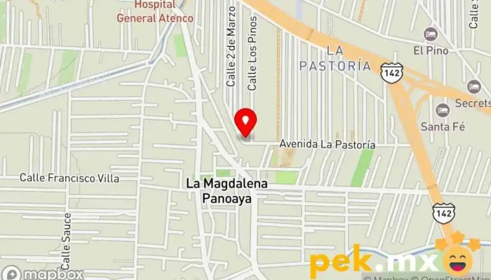 mapa de POZO DE AGUA POTABLE 