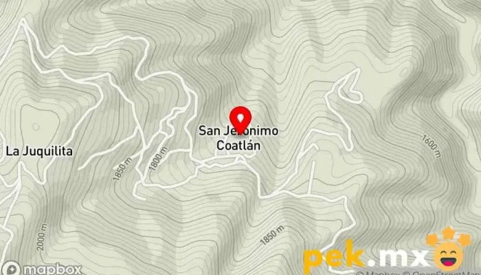 mapa de Presidencia Municipal de San Jerónimo Coatlán Oficina de gobierno local en San Jerónimo Coatlán