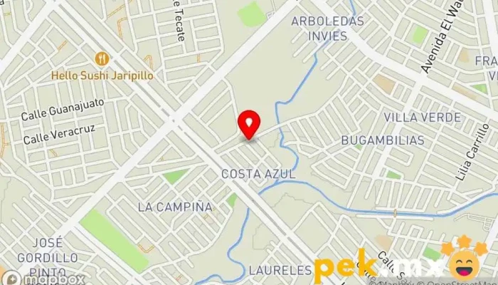 mapa de Preyc Electricidad Electricista, Tienda de electricidad en Mazatlán