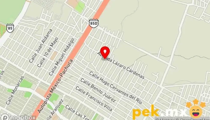 mapa de Pro de Mexico Electricista en San Martín Azcatepec