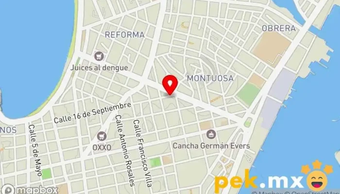 mapa de PROELECTRICA Servicio de instalación eléctrica en Mazatlán