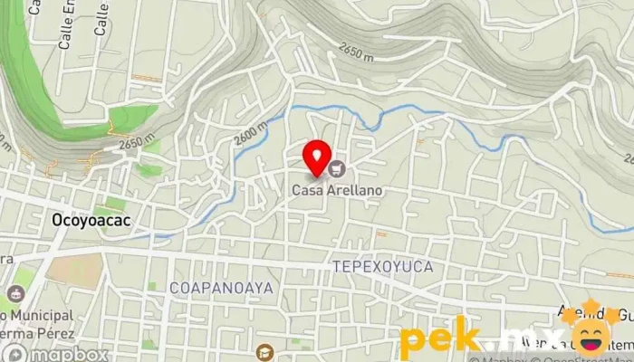 mapa de Proyectos integrales Servicio de instalación eléctrica en Ocoyoacac