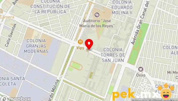 mapa de Proyectos Urbanos Eléctricos Fotovoltaicos Electricista en Gustavo A. Madero, Ciudad de México