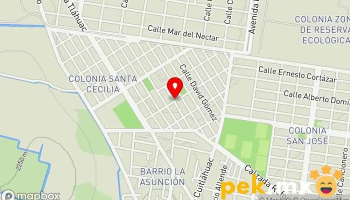 mapa de Quality Solutions (Soluciones integrales) Herrero, Ventana de aluminio, Servicio de instalación eléctrica, Servicio de reparación de neveras en Tláhuac, Ciudad de México