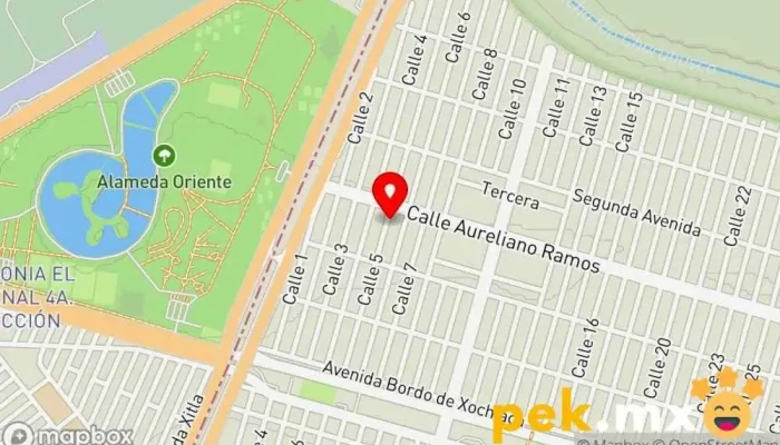 mapa de RCT Telecom Electricista en Cdad. Nezahualcóyotl