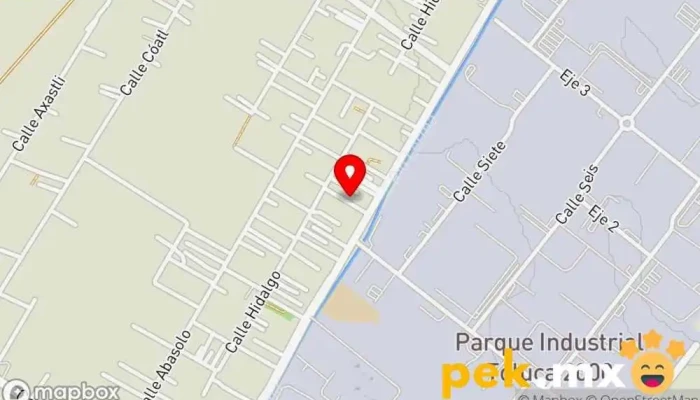 mapa de Recolección y reciclaje de desperdicio. René Servicio de gestión de residuos en Col. Guadalupe Victoria