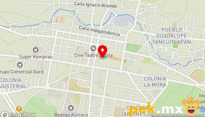 mapa de Refrigeración y Embobinado de Motores Gomorra Taller de reparación de motores eléctricos en Santiago Tianguistenco de Galeana