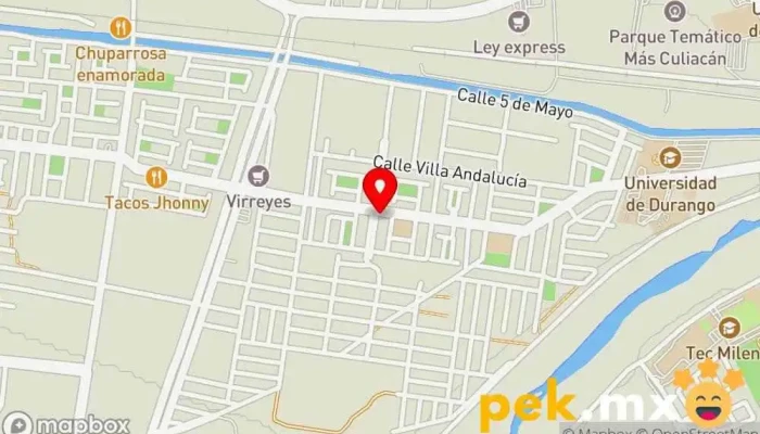 mapa de Reparaciones electricas Compañía eléctrica en Culiacán Rosales
