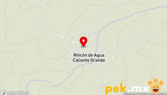mapa de Rincón de Agua Caliente Grande  en Rincón de Agua Caliente Grande