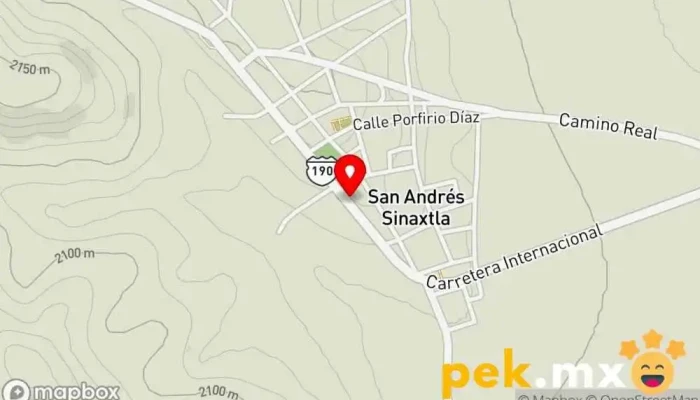 mapa de San Andrés Sinaxtla  en San Andrés Sinaxtla